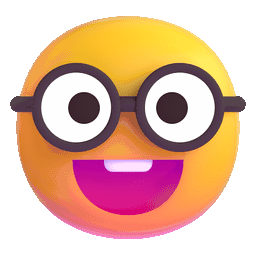 Glückliches Emoji